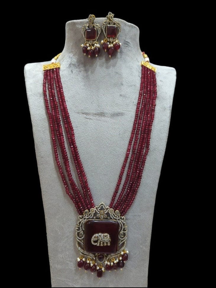 Revti Kundan Semi Precious Set - Elegant Ethnic Jewelry - Image 10